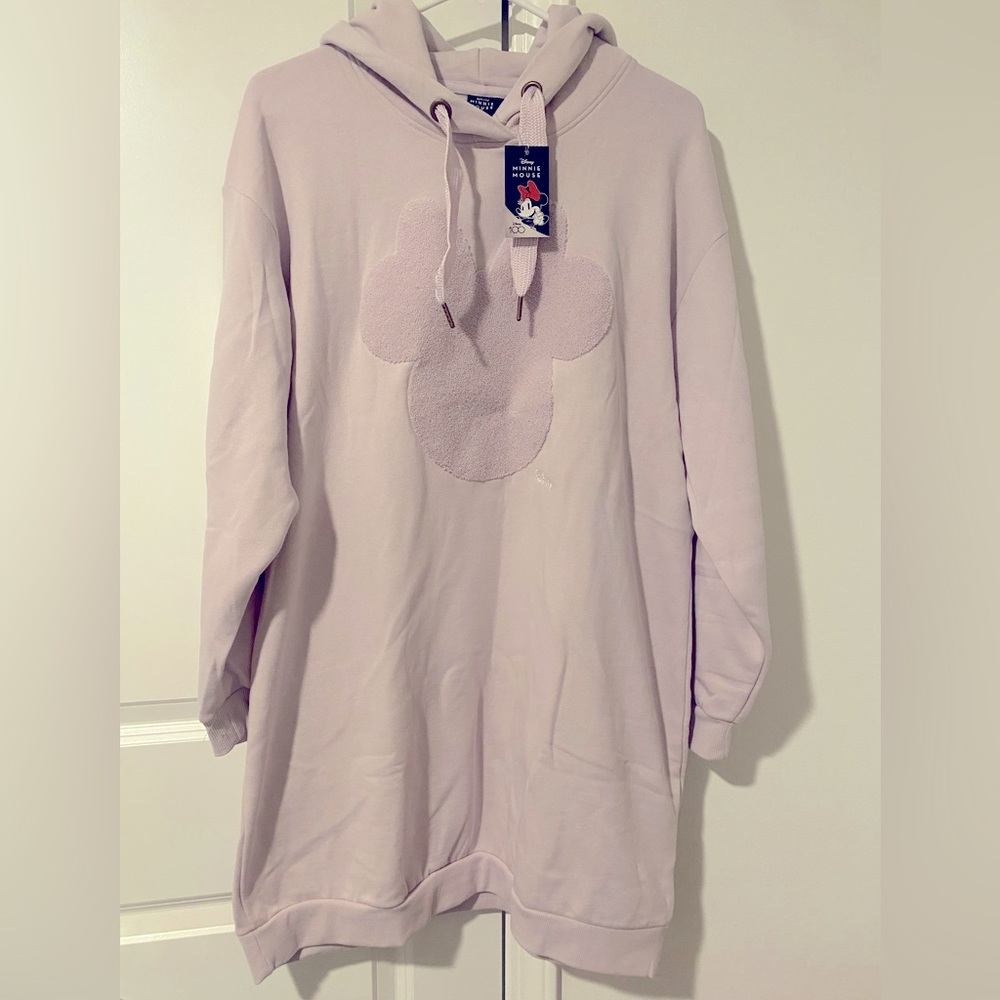 dust pink Mini Mouse hoodie!